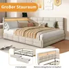 Letto imbottito matrimoniale INONEFT, 140x190 cm, con Anteprima dell’immagine prodotto 6