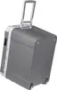 A gray portable cooler with a retractable handle and wheels, shown at an angle against a white background. Náhled obrázku produktu