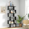 HOMCOM Bibliothèque étagère Zig zag Design Contemporain 80L Voir les images du produit 2