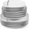 SÄNGER Porzellan Geschirrset Bilgola Black Lines, Produktbild-Vorschau 6