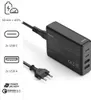 Hama 2xusb-c+2xusb-a Qc+gan+pd Wandladegerät 65w    One Produktbild-Vorschau 9