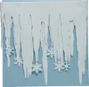 Weihnachtliche Fensterdeko Schneerand Eiszapfen & Produktbild-Vorschau 2