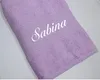 Personalisiertes Duschtuch 70 x 140 cm mit Namen und Produktbild-Vorschau 1