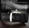 Close-up of a watch band with text overlay. Produktbild-Vorschau
