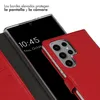 Funda de Cuero Auténtico tipo Libro para Samsung Galaxy S24 Vista previa de la imagen del producto 4