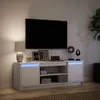 TV-Schrank mit LED-Beleuchtung Weiß 139,5x34x50cm Produktbild-Vorschau 5