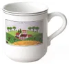 Taza Naif Becher con asa, diseño "Dörfchen", 113 x 81 x 93 Vista previa de la imagen del producto 1