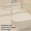 flexilife WC Stützgriff zu Wandmontage - Stützhilfe Produktbild-Vorschau 2
