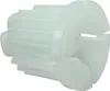 A white plastic plumbing fitting is shown against a white background. Produktbild-Vorschau