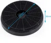 AIR2GO Aktivkohlefilter für Klarstein 10035386 (2 Stück) Produktbild-Vorschau 3