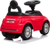 A red toy Fiat 500 car for children, seen from a rear-three-quarter angle. Produktbild-Vorschau