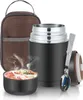 Thermobehälter 800 ml für Essen, Edelstahl Wärmebehälter Produktbild-Vorschau 1