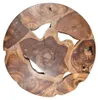 Wand-Deko aus Teakholz BAGIAN rund 40 cm Unikat Wandbild Produktbild-Vorschau 4