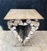 Holzherz, Holztisch, Kaminholzregal Produktbild-Vorschau 3