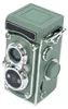 Vintage digitale camera, draagbaar, in TLR-stijl, retro, Productafbeelding-voorbeeld 1