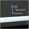 Badezimmerspiegel Badspiegel Led Spiegel mit Beleuchtung Produktbild-Vorschau 2
