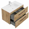Stamar wastafelonderkast met wastafel, eikenhout Craft Productafbeelding-voorbeeld 8