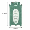 Kinder-Kuschelschlafsack 68 × 160 cm aus weichem Plüsch mit Produktbild-Vorschau 4