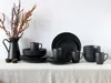 CreaTable Soft Touch Schwarz Kombiservice 20-tlg Steinzeug Produktbild-Vorschau 6