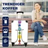 MuchoWow® Koffer Handgepäck Trolley Rollkoffer Kleine Produktbild-Vorschau 2