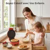 YASHE Mini gaufrier ABW59C, 550 W, plaque 10 cm, Voir les images du produit 5