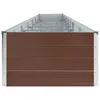 vidaXL Lit surélevé de jardin Acier galvanisé 600x80x45 cm Voir les images du produit 4