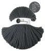 Bobbiny Jumbo 8 mm 100 m Charcoal Schnur Produktbild-Vorschau 1