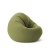 A green beanbag chair is shown against a white background. Produktbild-Vorschau