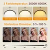 Puluomis LED Beauty Stehlampe, Höhenverstellbare Lampe mit Produktbild-Vorschau 2