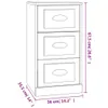 Sideboard Grau Sonoma 36x35,5x67,5 cm Holzwerkstoff , Produktbild-Vorschau 9