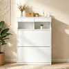 Schuhschrank Schuhkipper Schmal, Weiß, 80B cm | Produktbild-Vorschau 6