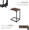 Table d’appoint Erie 40x30x63cm - Bois foncé industriel, Voir les images du produit 3