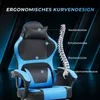 Gaming Stuhl ergonomisch mit Fußstütze, Gaming Chair mit Produktbild-Vorschau 4