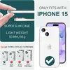 Hülle 360° für iPhone 15 Klar Full Cover Handyhülle Schutz Produktbild-Vorschau 4