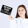 Pillepalle Metallschild in 15x20 cm in schwarz mit Spruch Produktbild-Vorschau 3