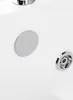 A close-up view of a white bathtub with two chrome fixtures. Produktbild-Vorschau