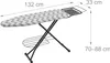 Relaxdays Bügelbrett für Dampfbügeleisen, 110 x 33cm, Produktbild-Vorschau 4