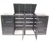 Mülltonnenbox Mülltonnenverkleidung 4er 240L Müllbox Produktbild-Vorschau 3