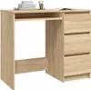 vidaXL Schreibtisch Sonoma-Eiche 90x45x76 cm Holzwerkstoff Produktbild-Vorschau 15