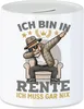 Ich bin in Rente Spardose – Lustiges Geschenk für Ruhestand Produktbild-Vorschau 1