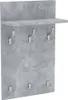 AKKE Betonový šatní panel MIDI - ALU háčky ŠxV: 50x90 cm Náhled obrázku produktu 1