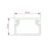 ARLI Kabelkanal selbstklebend 40x25 mm Weiß – 2m Produktbild-Vorschau 15