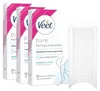 Veet Kaltwachsstreifen Beine sensible Haut 3 x 20 Stück Produktbild-Vorschau 1