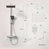 EMKE Duschsystem mit Thermostat Edelstahl Duschset mit 3 Produktbild-Vorschau 7