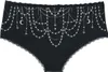 Gothicana by EMP Damen Schwarzes Panty-Set mit Prints M Produktbild-Vorschau 5