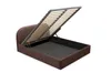 GUTTO Lit rembourré sur mesure MOON Marron 120x200 Sommier Voir les images du produit 3