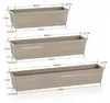 Plastard Blumenkasten 3er-Set 100 cm Seidengrau - mit Produktbild-Vorschau 3