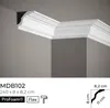 Mardom Deckenleiste MDB102 Profoam 80 x 80 x 2000 mm Weiß Produktbild-Vorschau 4