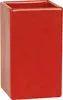 Spirella Zahnputzbecher Zahnbürstenhalter "Quadro", rot, Produktbild-Vorschau 2