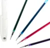Several ink refills for pens in different colors, along with a clear pen barrel. Náhled obrázku produktu